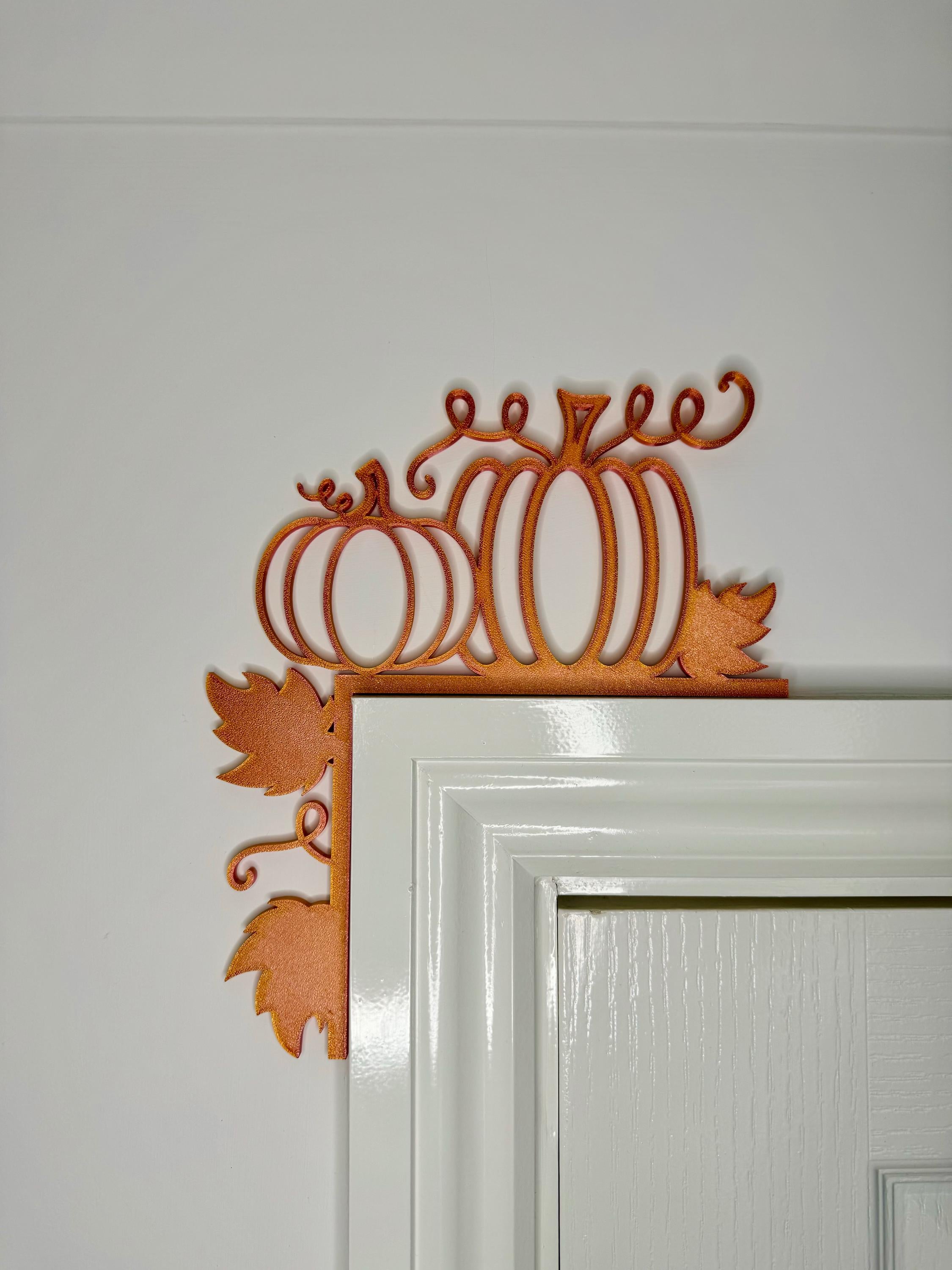Pumpkin Door Corner