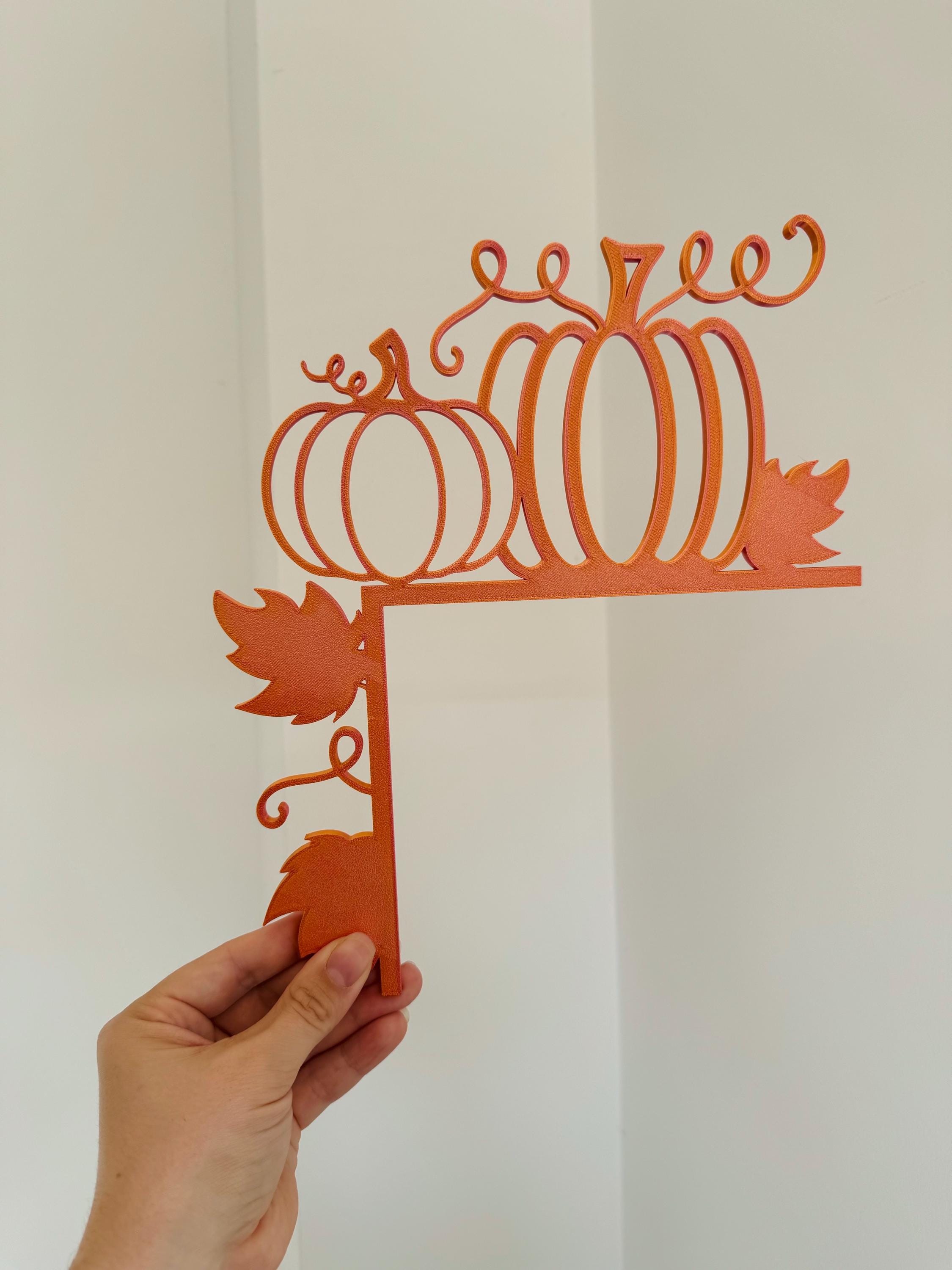 Pumpkin Door Corner