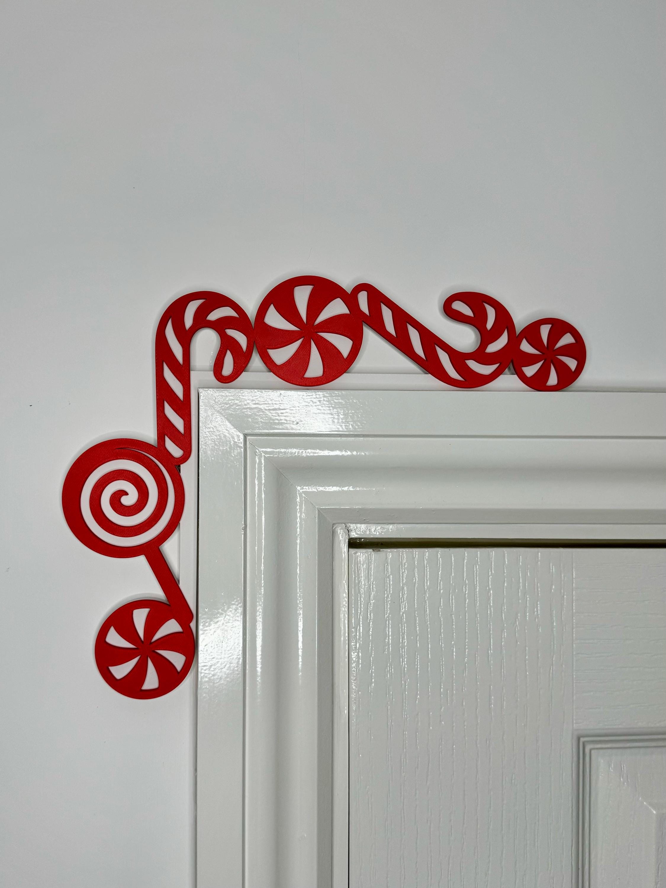 Candy Cane Door Corner