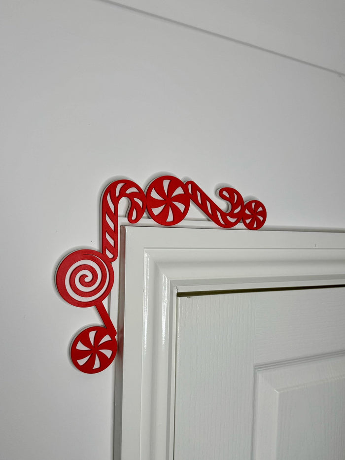 Candy Cane Door Corner